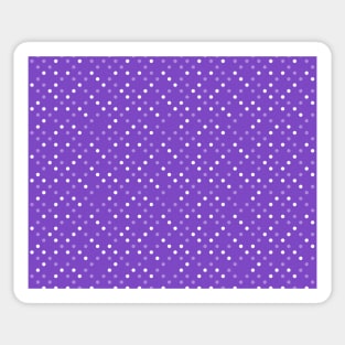 Purple White Polka Dots Cute Pattern Sticker
